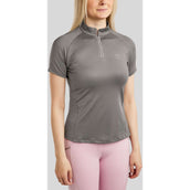 Montar Poloshirt MoLila Champagne Crystals Grijs Montar Poloshirt MoLila Champagne Crystals Grijs