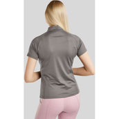 Montar Poloshirt MoLila Champagne Crystals Grijs Montar Poloshirt MoLila Champagne Crystals Grijs