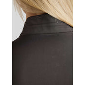 Montar Poloshirt MoPearl Pintuck Slate Grey Montar Poloshirt MoPearl Pintuck Slate Grey