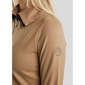 Montar Shirt MoRachel Quarter Zip Latte Montar Shirt MoRachel Quarter Zip Latte