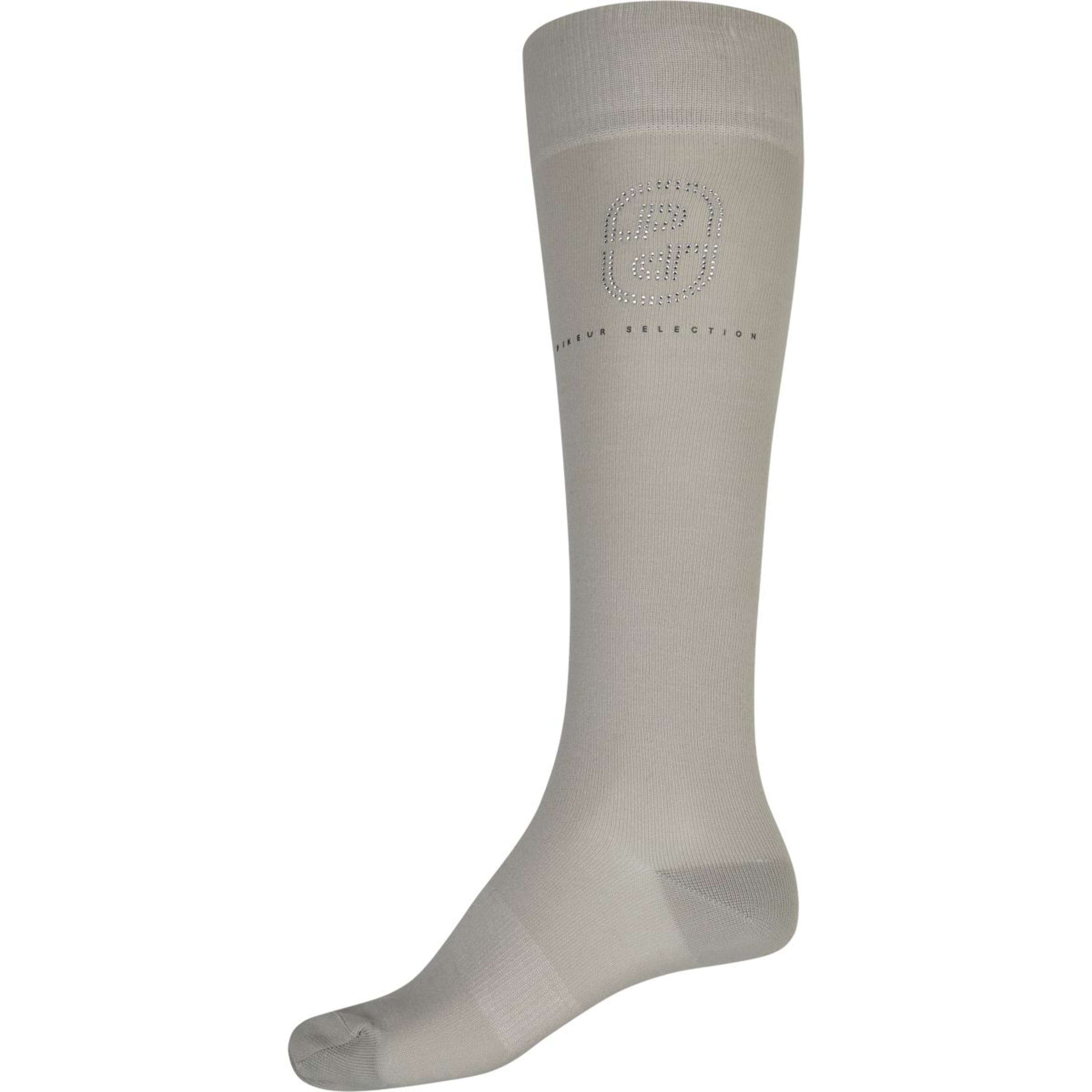 Pikeur Rijsokken Logo SS26 Pearl Gray Pikeur Rijsokken Logo SS26 Pearl Gray