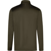 Pikeur Shirt Zip Athleisure AW26 Heren Olive Green Pikeur Shirt Zip Athleisure AW26 Heren Olive Green