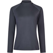 Pikeur Shirt Roll Neck Athleisure AW25 Graphite Blue Pikeur Shirt Roll Neck Athleisure AW25 Graphite Blue