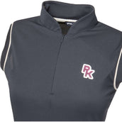 PK Shirt Performance Piqué Renoir Mouwloos Charcoal PK Shirt Performance Piqué Renoir Mouwloos Charcoal