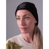 PS of Sweden Beanie Lou Felt Monogram Zwart PS of Sweden Beanie Lou Felt Monogram Zwart