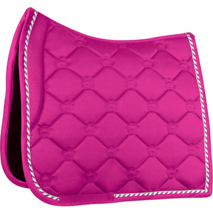 PS of Sweden Zadeldekje Original Monogram Dressuur Hot Hibiscus PS of Sweden Zadeldekje Original Monogram Dressuur Hot Hibiscus