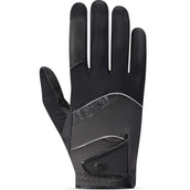 Roeckl Rijhandschoenen Millero Zwart/Vulkanische as Roeckl Rijhandschoenen Millero Zwart/Vulkanische as