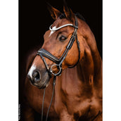 Schockemöhle Trenshoofdstel SP Isabell Werth Johnny Zwart/Zilver Schockemöhle Trenshoofdstel SP Isabell Werth Johnny Zwart/Zilver