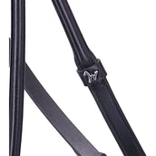 Schockemöhle Trenshoofdstel SP Isabell Werth Satchmo Zwart/Wit/Zilver Schockemöhle Trenshoofdstel SP Isabell Werth Satchmo Zwart/Wit/Zilver