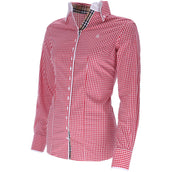 Schockemöhle Blouse FDL Eleonora London B Wit/Rood Schockemöhle Blouse FDL Eleonora London B Wit/Rood