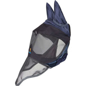 FlyGuard by Shires Vliegenmasker Pro Deluxe met Oren en Neus Navy FlyGuard by Shires Vliegenmasker Pro Deluxe met Oren en Neus Navy