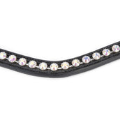 Velociti by Shires Frontriem GARA Iridescent Diamante Zwart Velociti by Shires Frontriem GARA Iridescent Diamante Zwart