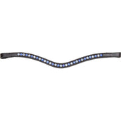 Velociti by Shires Frontriem GARA Blue Diamante Zwart Velociti by Shires Frontriem GARA Blue Diamante Zwart