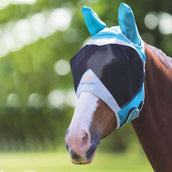 Shires Vliegenmasker met Oren Mesh Teal Shires Vliegenmasker met Oren Mesh Teal