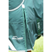 Highlander Original Winterdeken Turnout 300g met Halsstuk Groen Highlander Original Winterdeken Turnout 300g met Halsstuk Groen