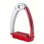Tech Stirrups Stijgbeugels Venice Swarovski Kind Zilver/Rood Tech Stirrups Stijgbeugels Venice Swarovski Kind Zilver/Rood