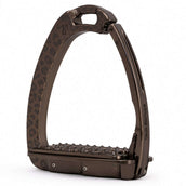 Tech Stirrups Stijgbeugels Venice Sloped EVO Leopard Brown Tech Stirrups Stijgbeugels Venice Sloped EVO Leopard Brown