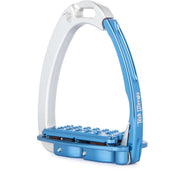 Tech Stirrups Stijgbeugels Venice Plus EVO Zilver/Blauw Tech Stirrups Stijgbeugels Venice Plus EVO Zilver/Blauw