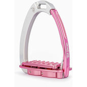 Tech Stirrups Stijgbeugels Venice Plus EVO Zilver/Roze Tech Stirrups Stijgbeugels Venice Plus EVO Zilver/Roze