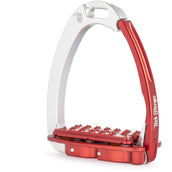 Tech Stirrups Stijgbeugels Venice Plus EVO Zilver/Rood Tech Stirrups Stijgbeugels Venice Plus EVO Zilver/Rood