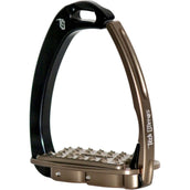 Tech Stirrups Stijgbeugels Venice Sloped EVO Zwart/Bruin Tech Stirrups Stijgbeugels Venice Sloped EVO Zwart/Bruin