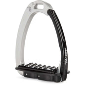 Tech Stirrups Stijgbeugels Venice Sloped EVO Zilver/Zwart Tech Stirrups Stijgbeugels Venice Sloped EVO Zilver/Zwart