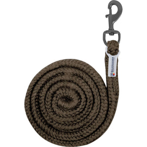 Waldhausen Halstertouw Plus met Musketonhaak Groen/Bruin Waldhausen Halstertouw Plus met Musketonhaak Groen/Bruin