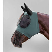 Waldhausen Vliegenmasker Puck met Neusfranje Pine Green Waldhausen Vliegenmasker Puck met Neusfranje Pine Green