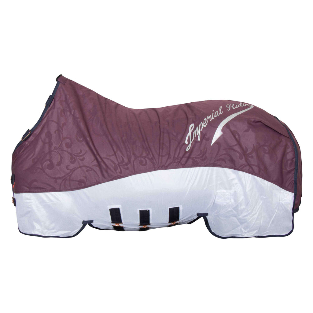 Imperial Riding Vliegen- en Regendeken IRHSuper-Dry Bordeaux