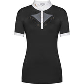 Fair Play Wedstrijdshirt Cathrine Rosegold Korte Mouw Zwart/Wit