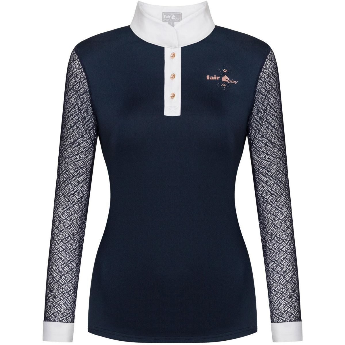 Fair Play Wedstrijdshirt Cecile Rosegold Navy