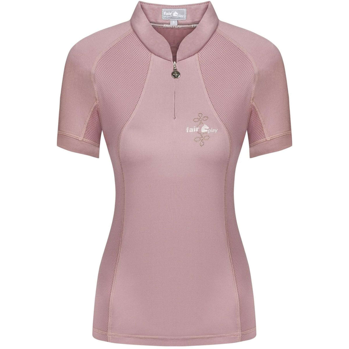 Fair Play Shirt Paula Korte Mouw Dusty Pink