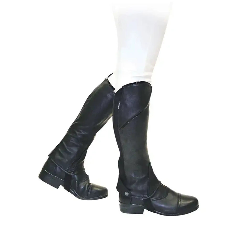 Dublin Chaps Stretch Fit Zwart/Patent Piping