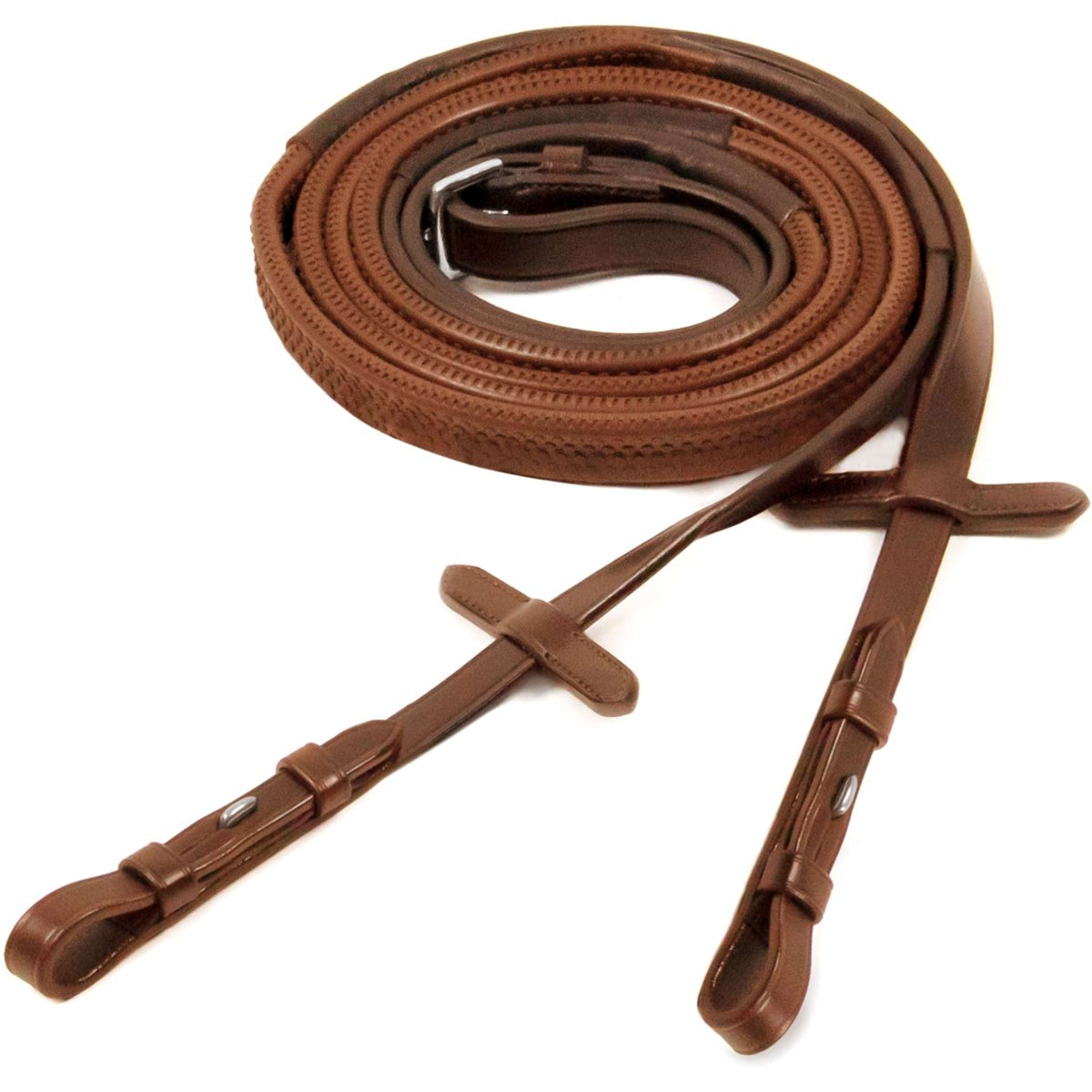 Schockemöhle Teugels Rubber Vintage/Nougat/Zilver