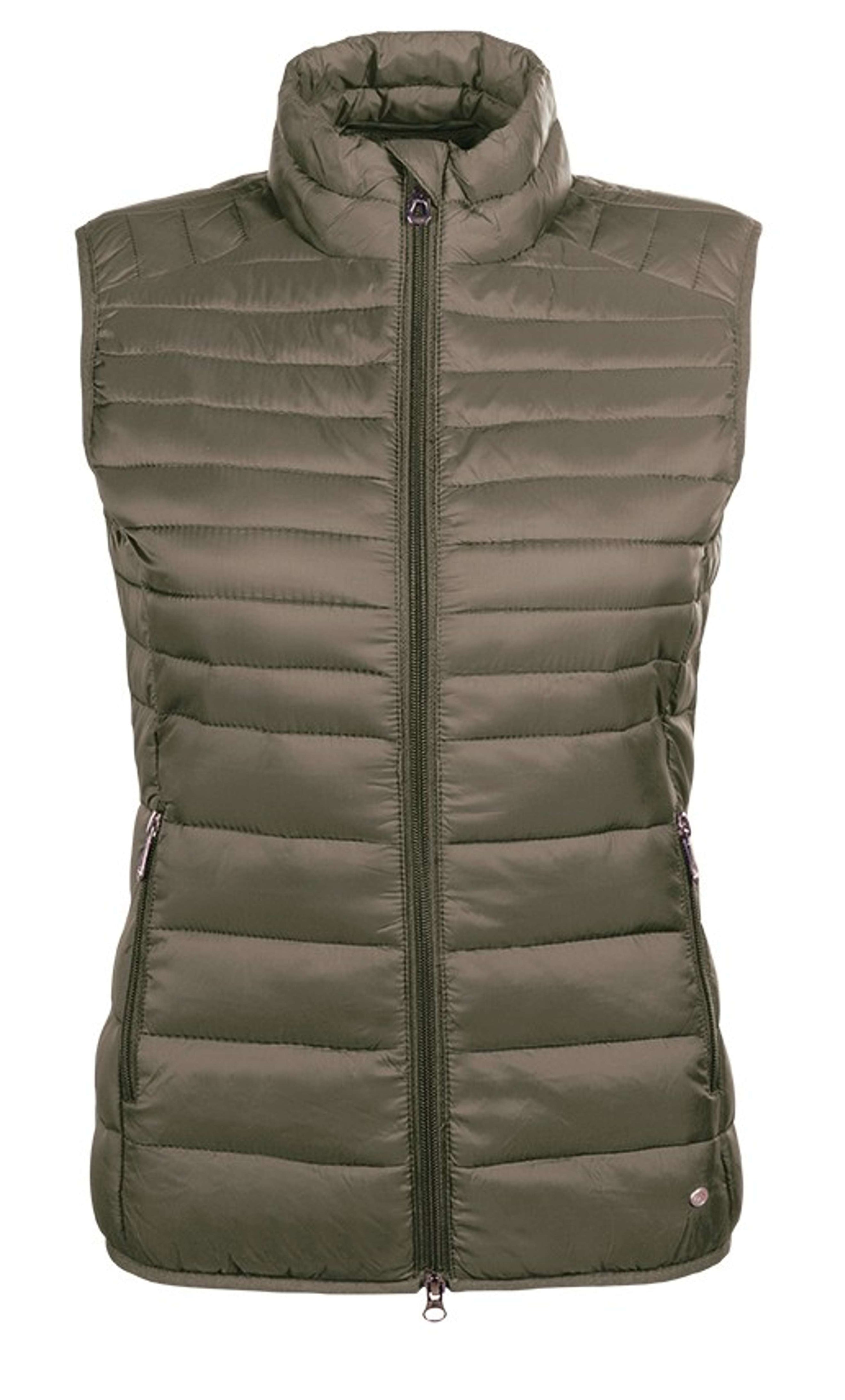 HKM Bodywarmer Lena Gewatteerd Olijfgroen HKM Bodywarmer Lena Gewatteerd Olijfgroen