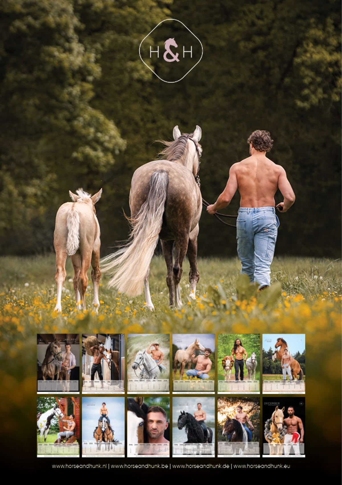 Horse and Hunk kalender 2026
