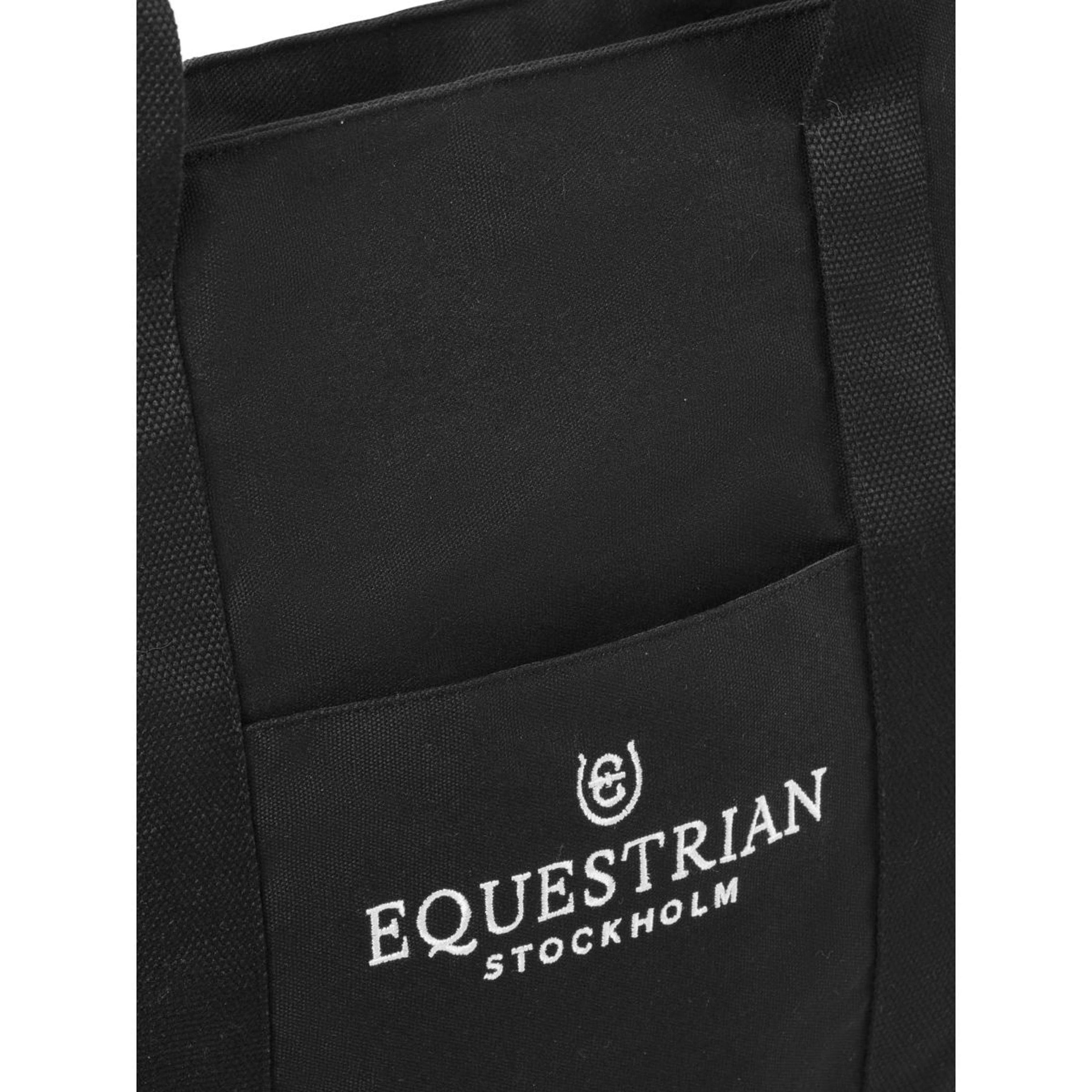 Equestrian Stockholm Tote Bag Zwart Equestrian Stockholm Tote Bag Zwart