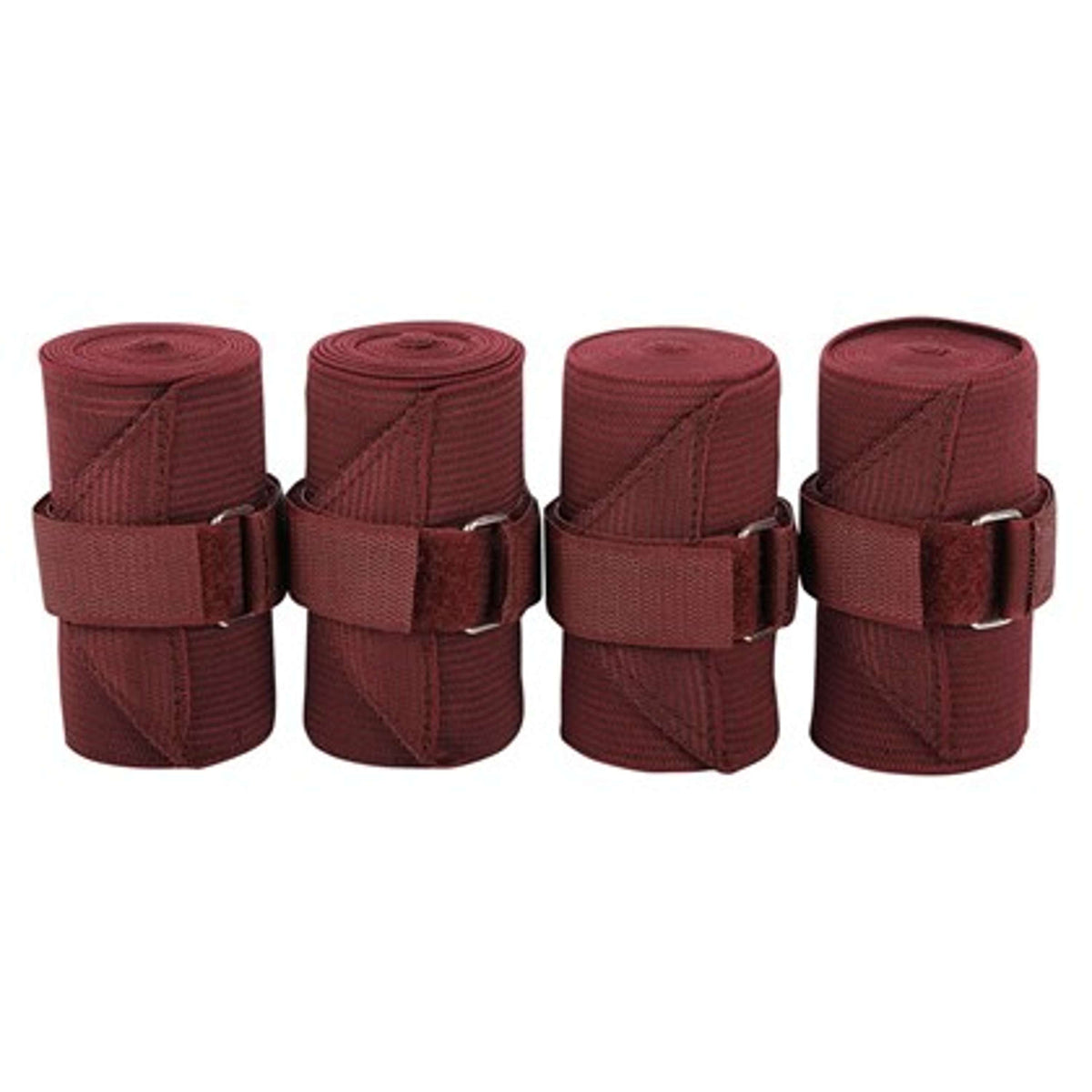 Harry's Horse Elastische Bandages met Fleece Bordeaux