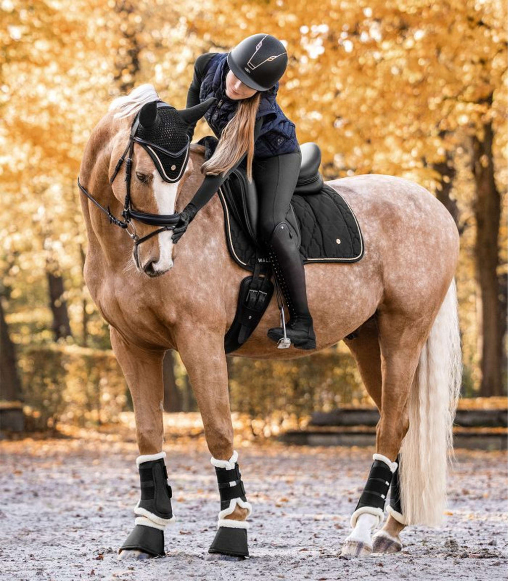 Waldhausen Beenbeschermers Comfort Zwart/Natuur