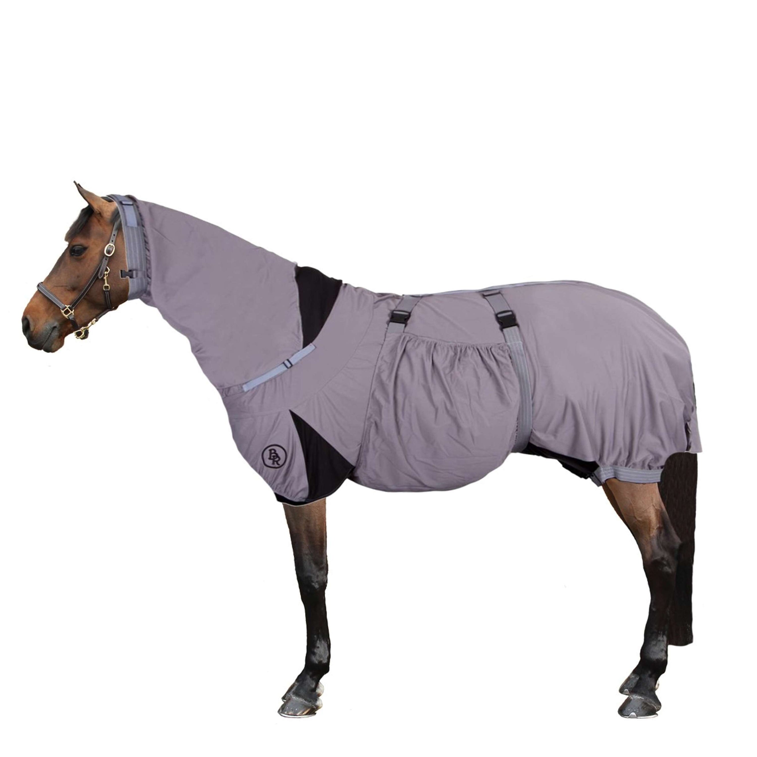 BR Eczeemdeken met Elastische Gedeelten Grijs