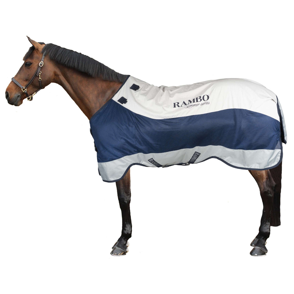 Rambo Summer Series Turnout 0g Navy/Grey