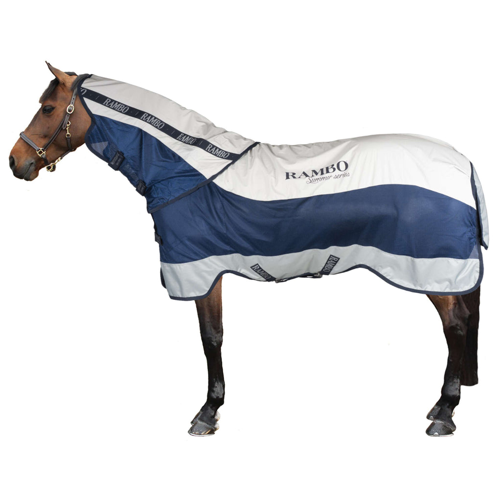 Rambo Summer Series Turnout 0g Navy/Grey