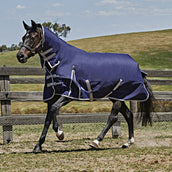 Weatherbeeta Medium Turnout Rug Plus Combo Neck Comfitec Essential 220g Navy/Silver/Red