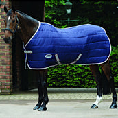 Weatherbeeta Medium Stable Rug Comfitec 210D Channel Quilt Standard Neck 220g Navy/Silver/Red