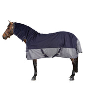 EQUITHÈME Turnout Rug Tyrex Combo 600D 350g Navy/Grijs Dots