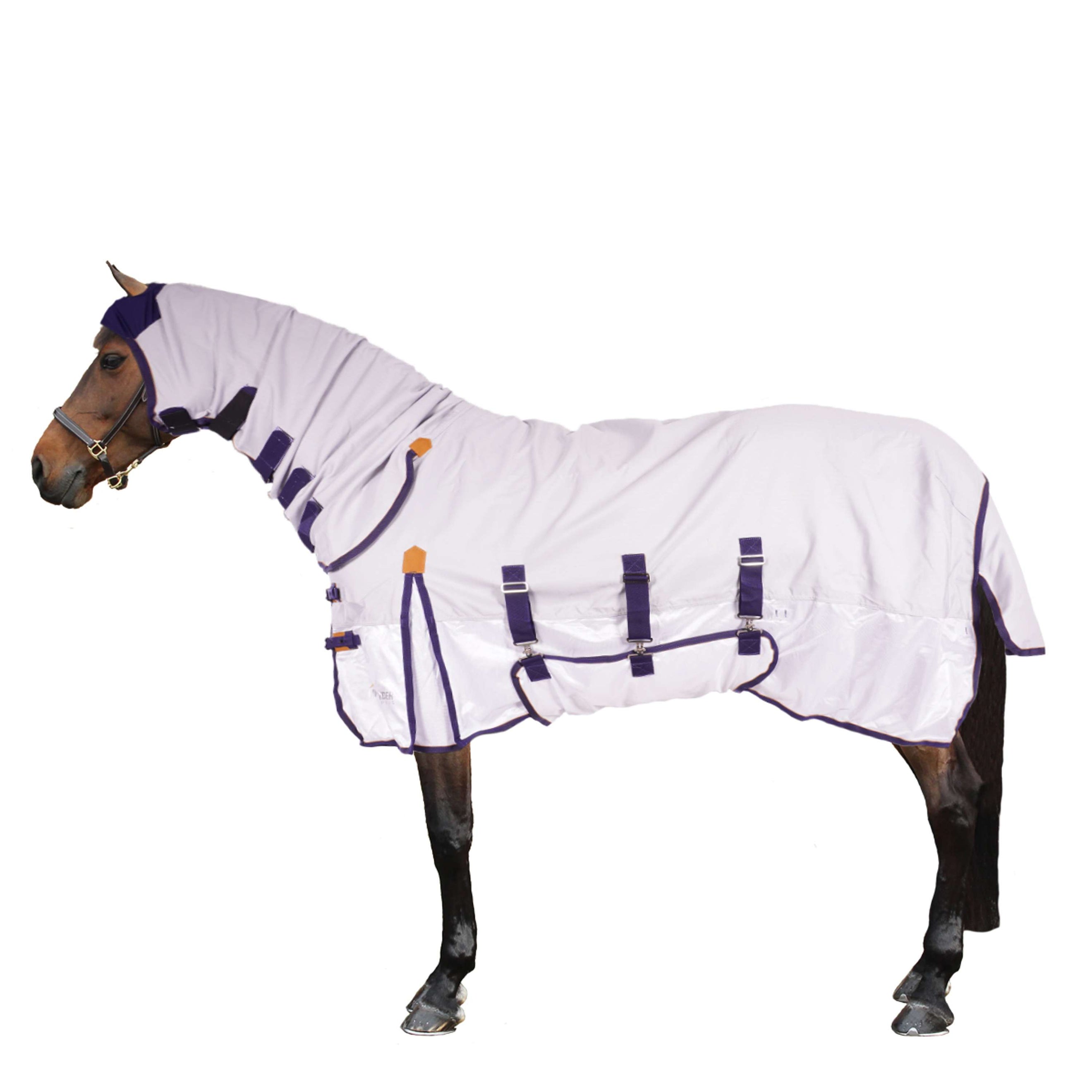 Shires Vliegendeken Highlander Plus Sun Shade Combo Grijs Shires Vliegendeken Highlander Plus Sun Shade Combo Grijs