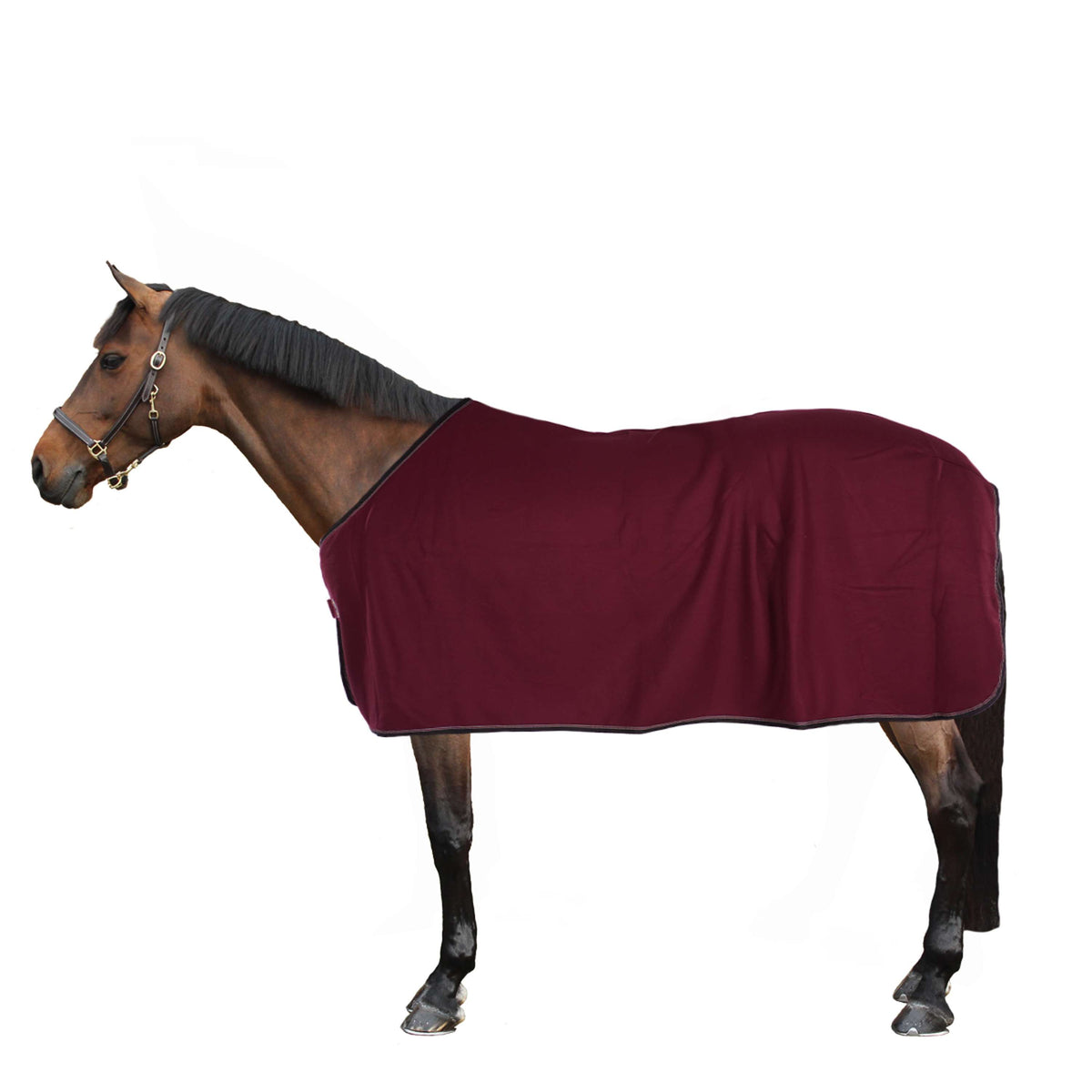 Kavalkade Zweetdeken Ecoline Fleece Bordeaux