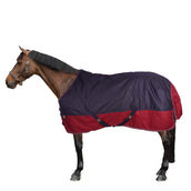 EQUITHÈME Outdoordeken Tyrex 1200D 150g Navy/Bordeaux