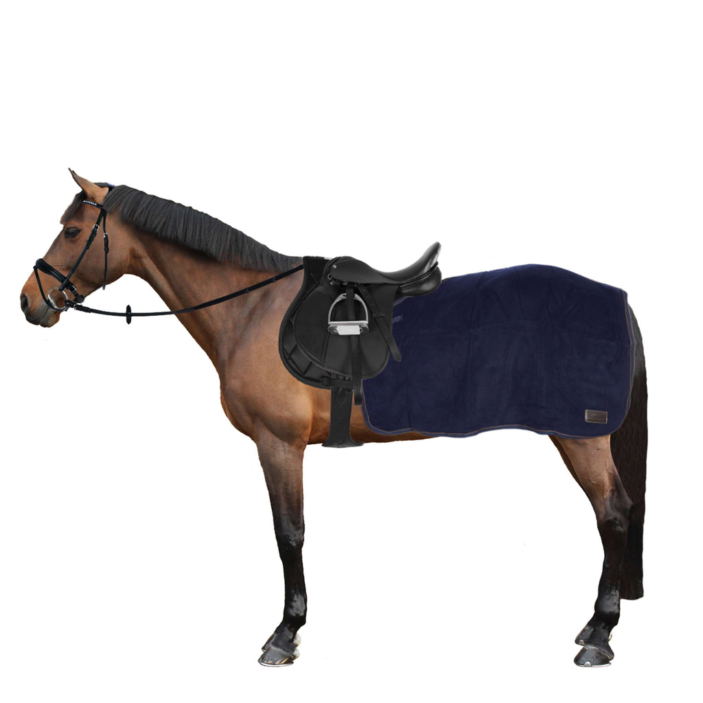 Kentucky Uitrijdeken Vierkant Heavy Fleece Navy