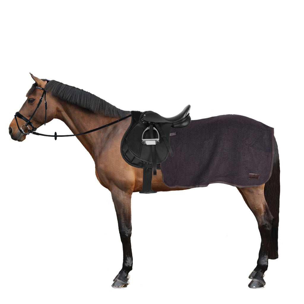 Kentucky Uitrijdeken Vierkant Heavy Fleece Donkergrijs